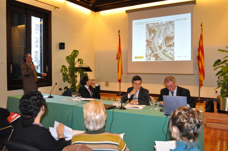 Adif inicia la segunda fase de las obras de la línea de alta velocidad en el entorno de la estación de Sant Andreu Comtal  