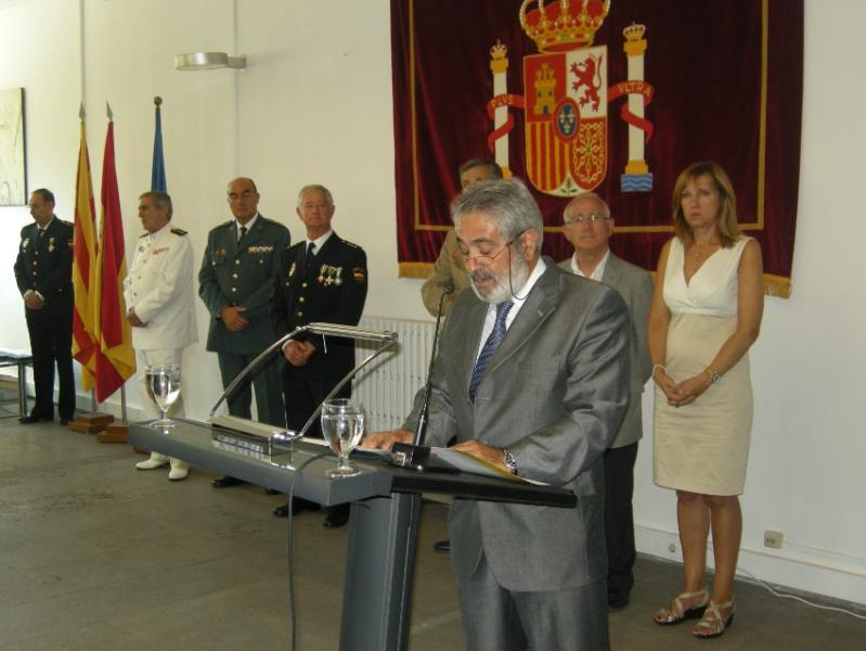 El Subdelegado del Gobierno en Tarragona preside el acto del Día de la Policía