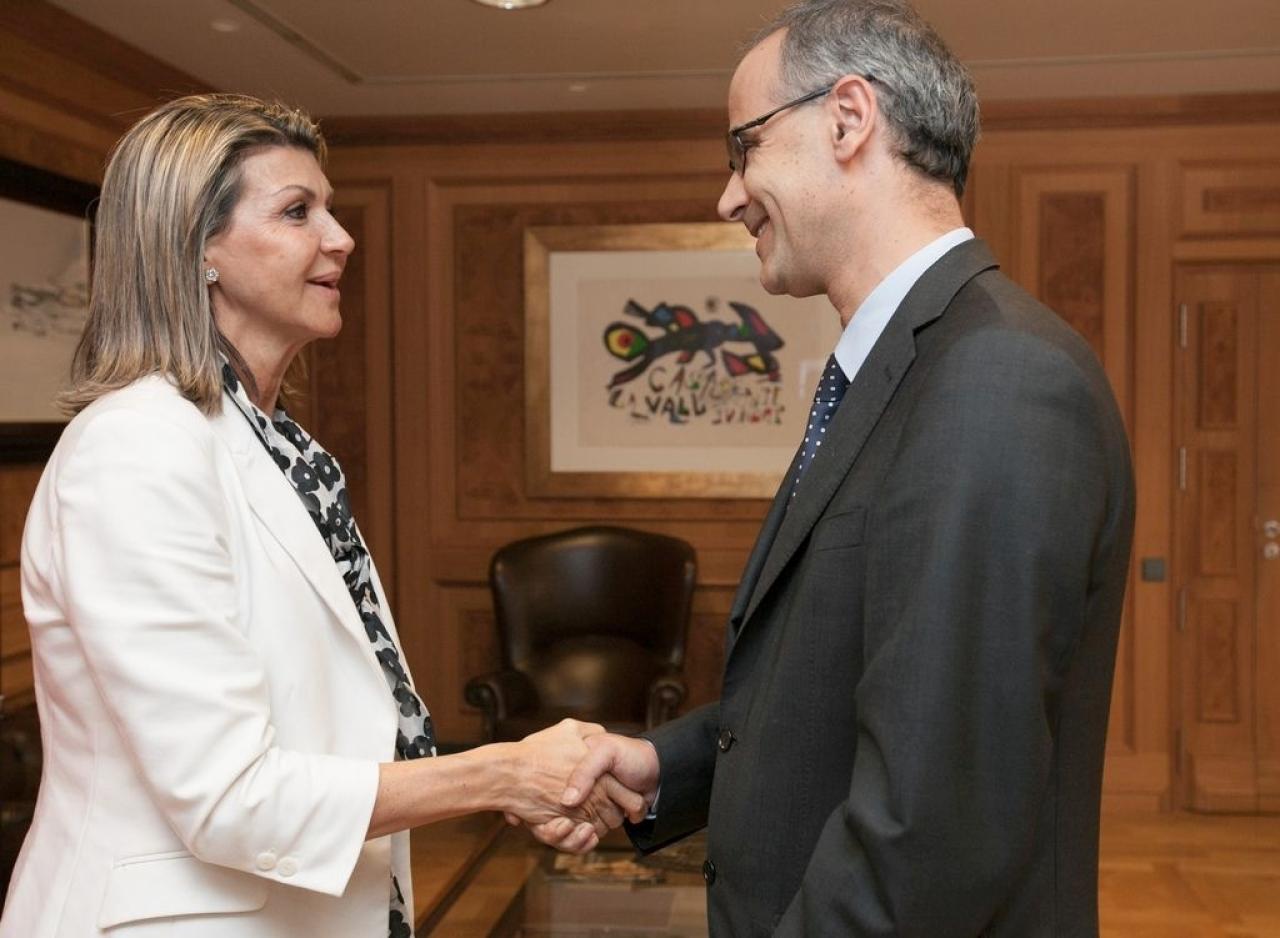 La Delegada se entrevistó con el Jefe de Gobierno de Andorra, Antoni Martí