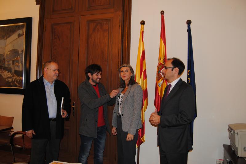 Llanos de Luna rep el cor del moviment cívic “D’Espanya i Catalans” 