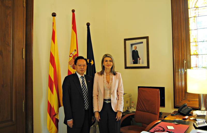 El Cònsol General de la República Popular Xina destaca la col•laboració amb la Delegació del Govern a Catalunya al seu comiat 