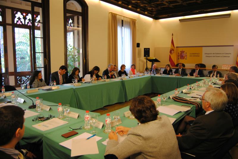 Reunión de coordinación del Subdelegado del Gobierno en Barcelona con el conjunto de la Administración General del Estado