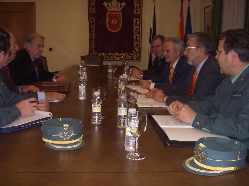 La reunión se desarrolló en la Delegación del Gobierno