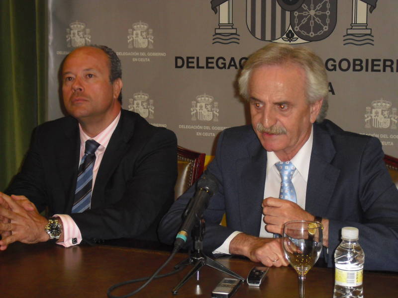 El Delegado, con el Secretario de Estado de Justicia, Juan Carlos Campo