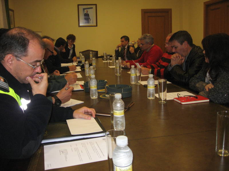 Reunión del Consejo de Seguridad Ciudadana en la Delegación