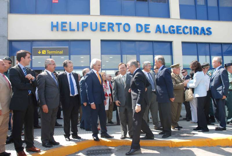 El Helipuerto de Algeciras alcanzó los 7.174 pasajeros durante el primer trimestre del año