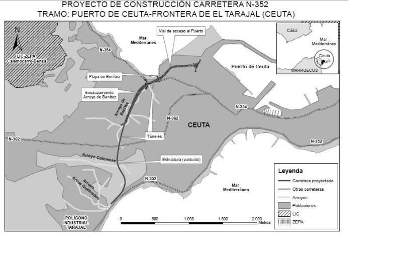 El Ministerio de Medio Ambiente te emite una declaracion de impacto ambiental favorable al enlace puerto-frontera