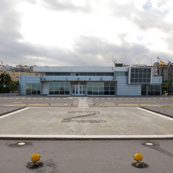 El Helipuerto de Ceuta es la instalación de Aena Aeropuertos que más crece en pasajeros y en operaciones durante el primer semestre