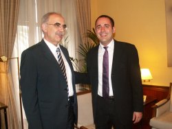 El delegado del Gobierno se reúne con el secretario general del PSPV-PSOE