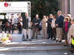 El delegado del Gobierno en la Comunitat Valenciana, Ricardo Peralta, ha asistido al acto organizado por la asociación Stop Accidentes con motivo del Día Mundial en recuerdo de las víctimas de la violencia vial. 