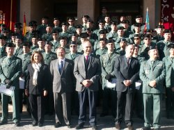 Peralta preside la entrega de diplomas a la Guardia Civil