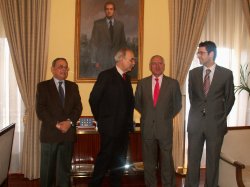 Peralta se reúne con representantes de la Federación Valenciana de Empresarios de la Construcción