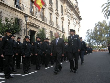 El delegado del Gobierno presenta  la  nueva  promoción de policías incorporados a la Comunitat Valenciana