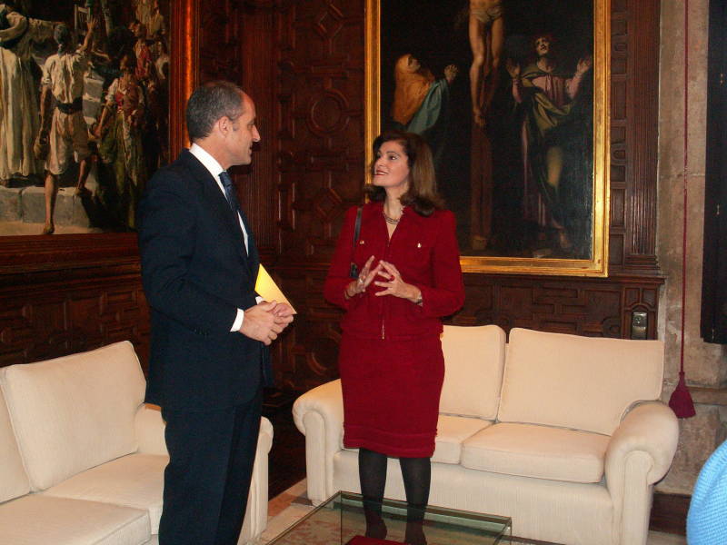 La delegada se reúne con el President de la Generalitat
