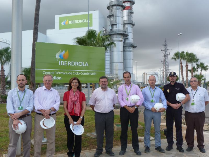 La Delegada visita la Central Térmica de Ciclo combinado de Iberdrola en Castellón y la planta de cogeneración de UBE Corporation Europe