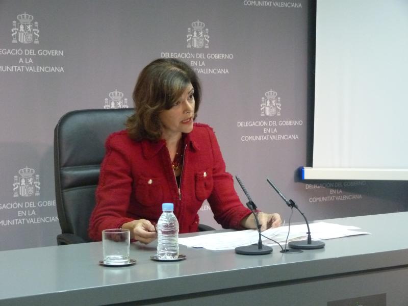 La Delegada  informa del operativo del Gobierno en la Comunitat Valenciana para el 20N