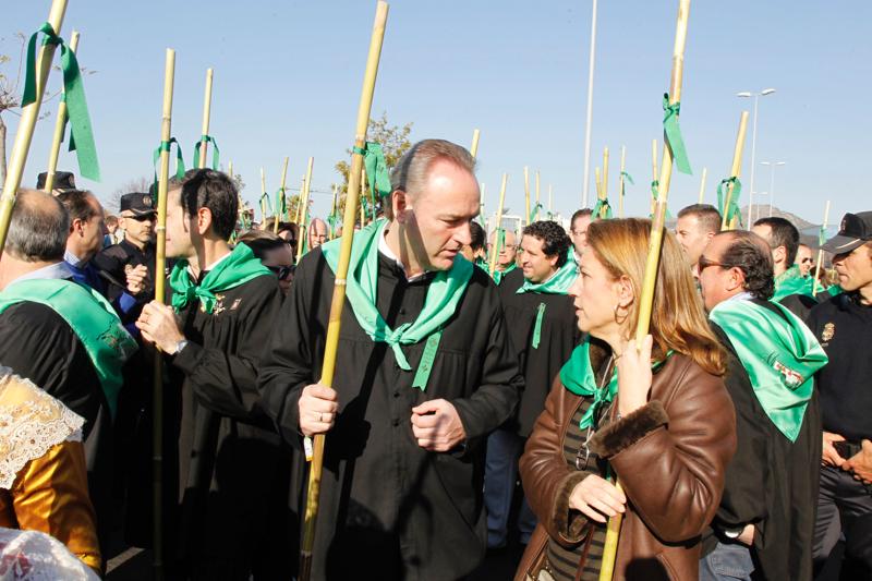 La delegada del Gobierno participa en la Romería de Les Canyes de Castellón