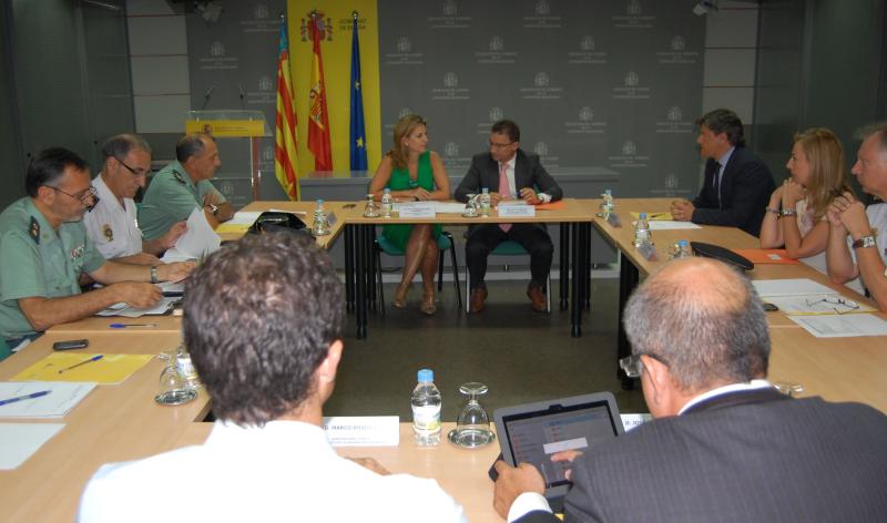 Delegación del Gobierno y Generalitat ponen en marcha un plan operativo de coordinación entre las fuerzas y cuerpos de seguridad

