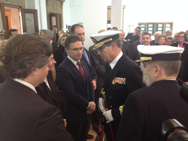 El delegado del Gobierno preside la toma de posesión del nuevo Comandante Naval de Valencia
<br/>
<br/>
