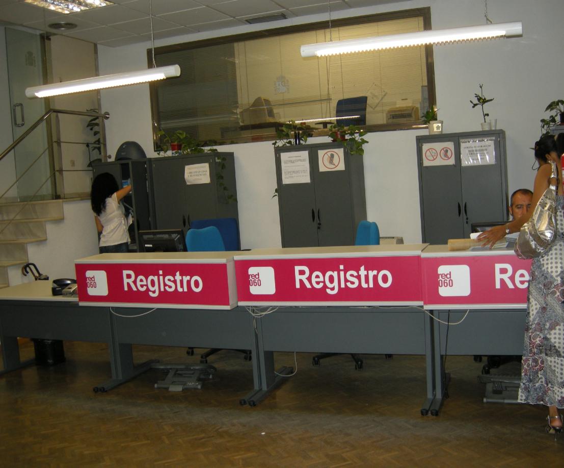 Una vista de la Oficina de Información integrada en la red 060