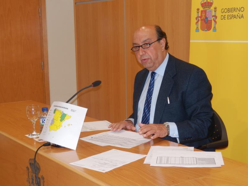 El Delegado del Gobierno, Germán López Iglesias, anuncia que Extremadura es la región con menor incidencia de la huelga junto a Navarra