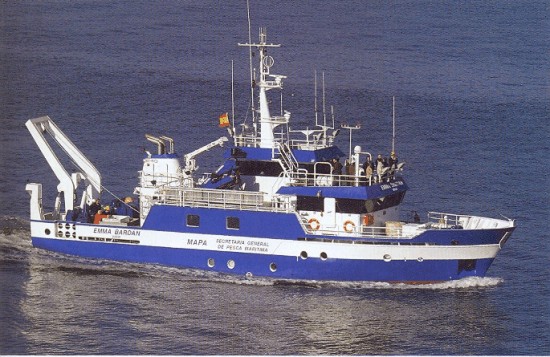 La Secretaría General del Mar finaliza la fase del estudio de cartografiado marino de
la plataforma continental española frente a la costa de Pontevedra