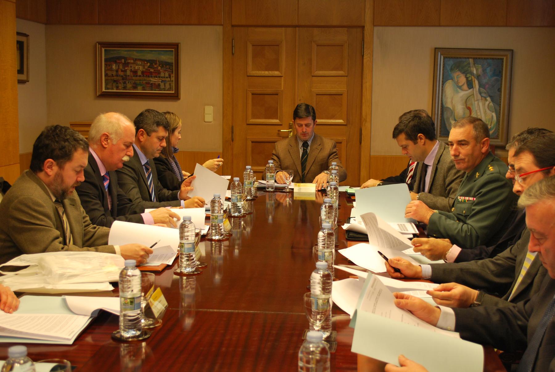 Imagen de la reunión de la Comisión Autonómica de Tráfico y Seguridad Vial
