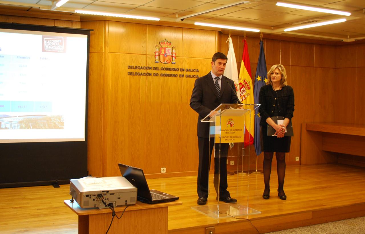 El delegado del Gobierno ofrece los datos de la jornada electoral del 25N en Galicia