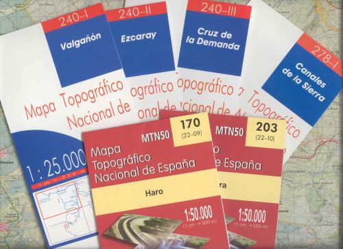 El Instituto Geográfico Nacional completa la publicación digital del Mapa Topográfico Nacional de La Rioja, a escala 1:50.000.