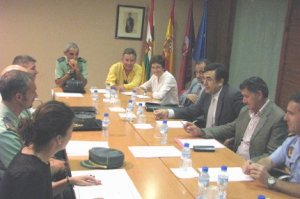 El Delegado de Gobierno preside la reunión de la Junta Local de Seguridad de Alfaro.