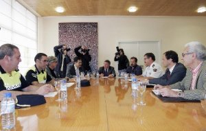 El Delegado de Gobierno preside la reunión de la Junta Local de Seguridad de Logroño.