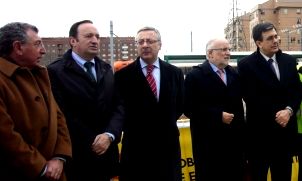 El Ministro de Fomento supervisa en Logroño el inicio de las obras de integración del ferrocarril en la ciudad.
