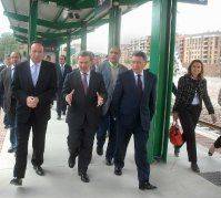 El Presidente de Adif visita y pone en servicio la Estación Provisional de Ferrocarril de Logroño.