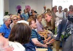 La Ministra Trinidad Jiménez inaugura el Centro de Atención a Personas con Alzheimer de Logroño.
