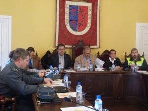 El Delegado del Gobierno preside la Reunión de la Junta Local de Seguridad de Calahorra.
