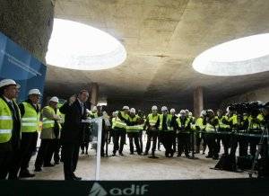 El Secretario de Estado de Planificación e Infraestructuras supervisa las obras de integración del ferrocarril en Logroño.