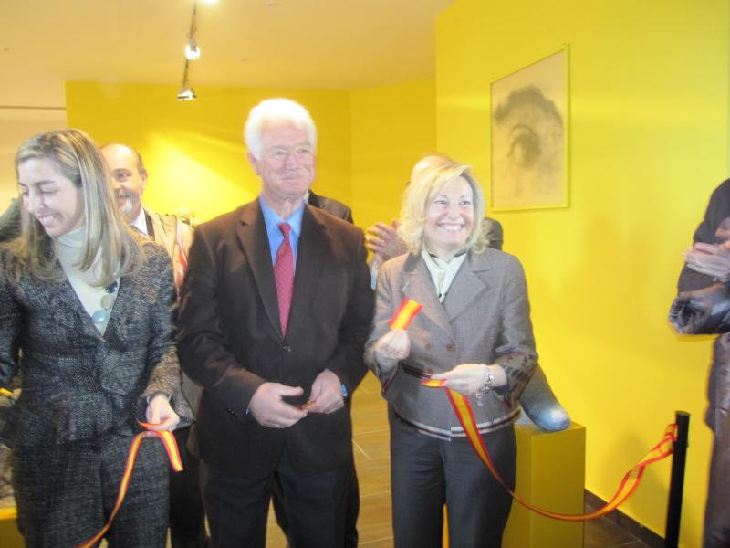 La delegada del Gobierno en Madrid, Amparo Valcarce, inaugura el Museo de los Sentidos en Cervera de Buitrago