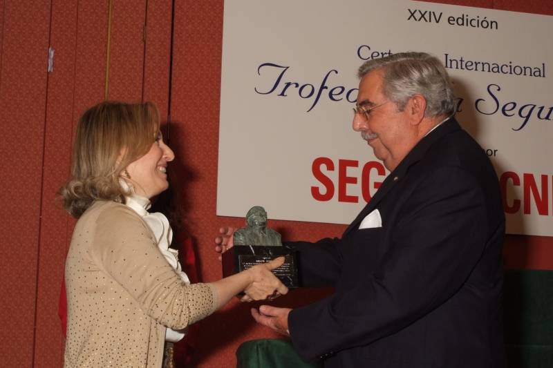 La delegada del Gobierno en Madrid, Amparo Valcarce, preside la entrega de Trofeos Internacionales de la Seguridad “Seguritecnia”.