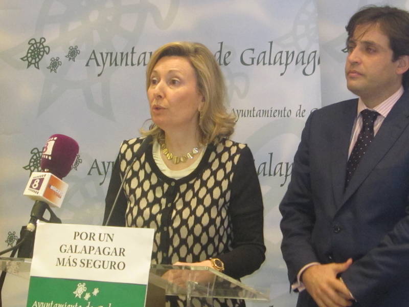 La delegada del Gobierno en Madrid, Amparo Valcarce, ha presidido hoy  la Junta Local de Seguridad de Galapagar