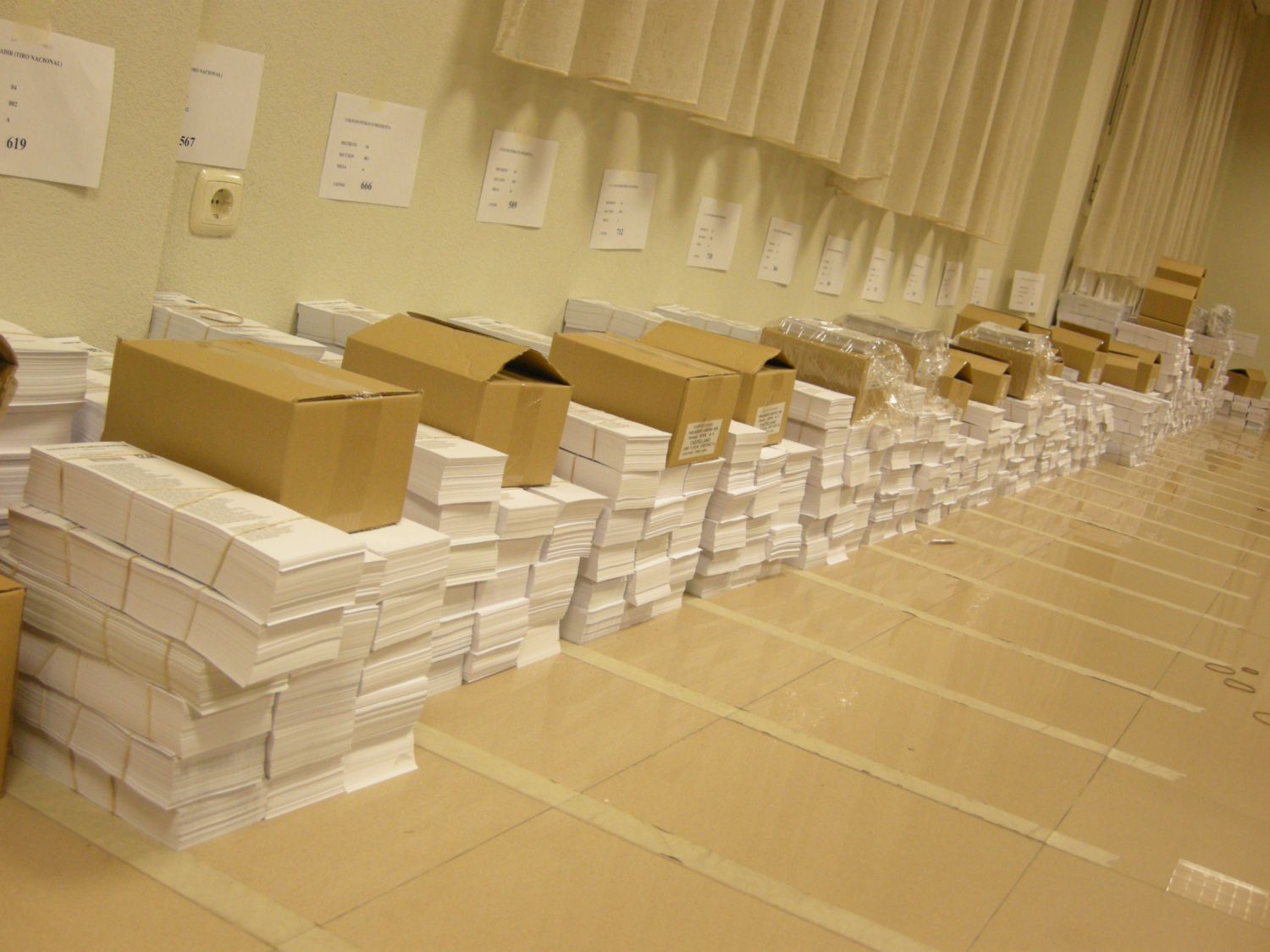 La Delegación del Gobierno distribuirá 1.680.000 papeletas para que los melillenses puedan ejercer el voto el próximo domingo. 