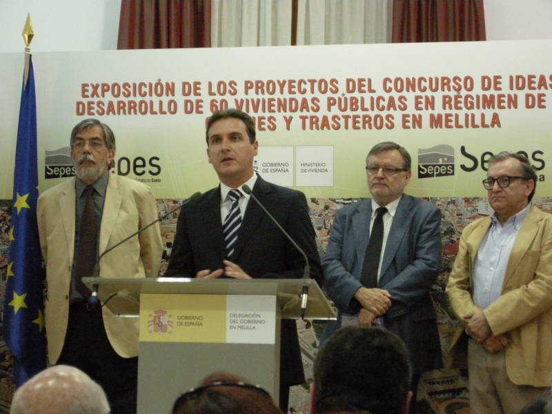 Una exposición muestra desde hoy en Melilla los proyectos presentados al concurso de ideas para construir 60 viviendas protegidas del Ministerio de Vivienda