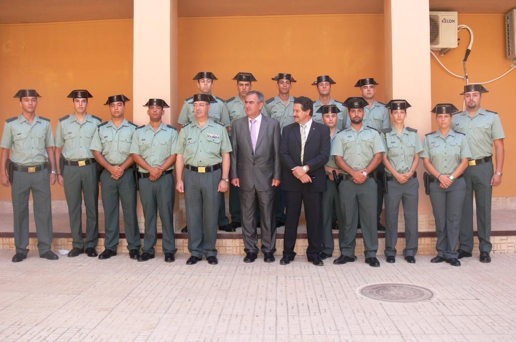 González Tovar destaca los incrementos de efectivos en  los cuarteles de la Guardia Civil de San Pedro del Pinatar y Cabo de Palos
