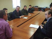 González Tovar visita dos cooperativas del 
vino de Bullas y las obras de la 
recuperación ambiental de la Fuente de La Rafa
