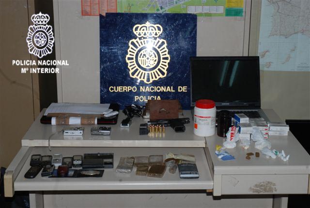 Operación policial contra la distribución de cocaína en Murcia