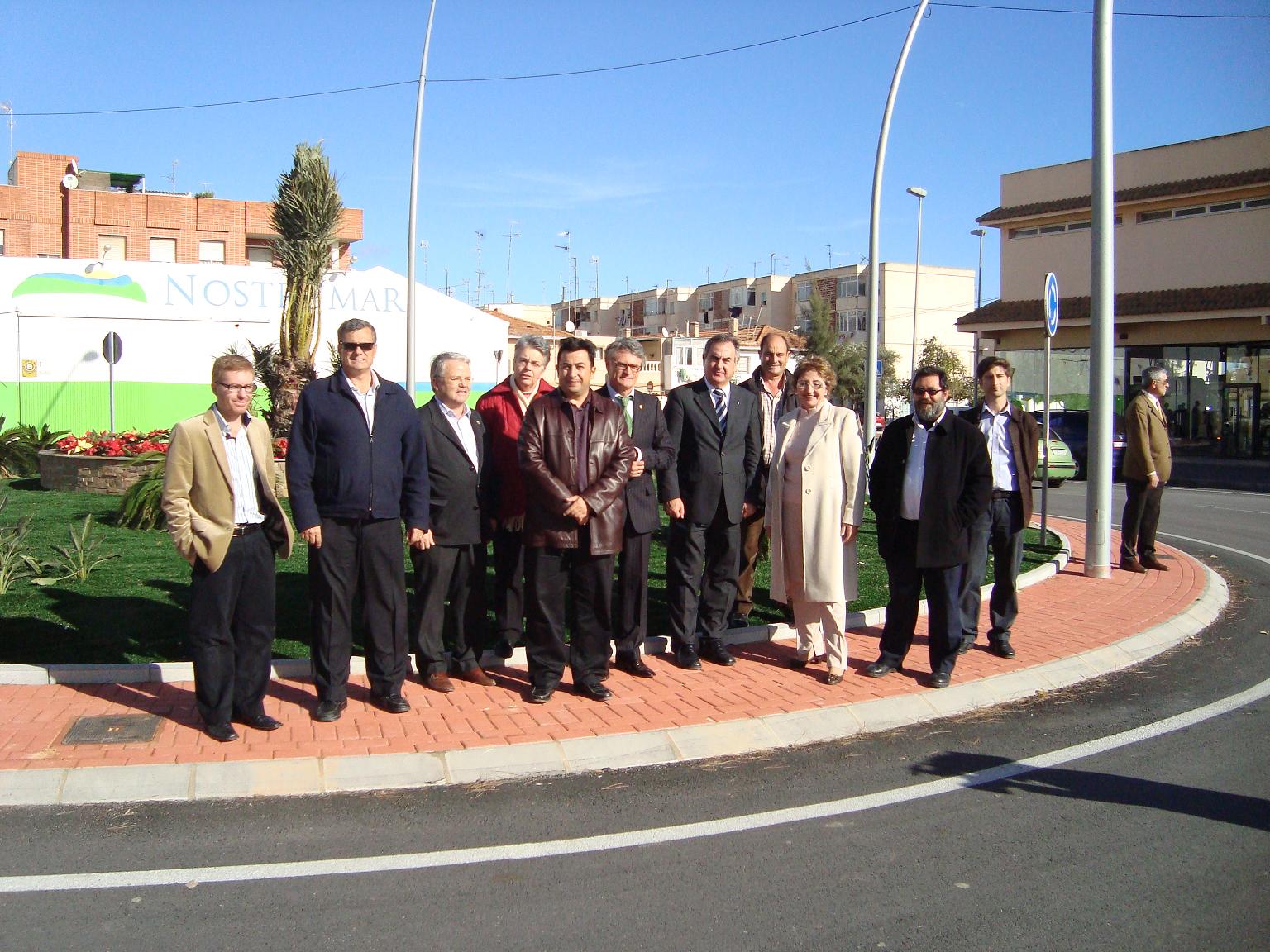 El delegado del Gobierno y la alcaldesa de San Javier inauguran cinco obras del Fondo Estatal de Inversión Local