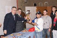 El delegado del Gobierno asiste a la entrega de trofeos del Campeonato de fútbol “Guillermo Miranda” en el Centro Penitenciario de Murcia