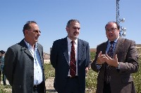 El delegado del Gobierno visita las obras en el 
Castillo de Nogalte en Puerto Lumbreras realizadas con cargo al Plan de Dinamización Turística 
