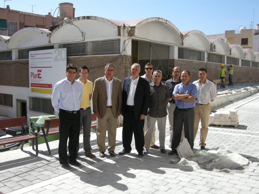 El Delegado del Gobierno, Rafael González Tovar, y el alcalde de Cehegín, José Soria, visitan obras del Plan E.