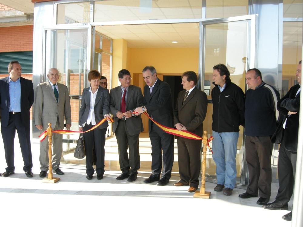 El delegado del Gobierno y el alcalde de Águilas inauguran la nueva Escuela Taller realizada con cargo al Fondo Estatal de Inversión Local