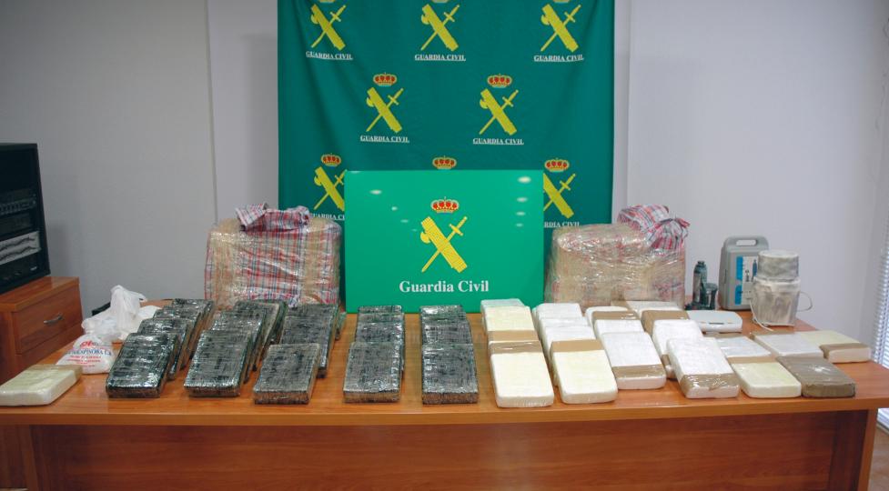 Desarticulada en Murcia una importante organización dedicada al tráfico de drogas y precursores y desmantelados dos laboratorios clandestinos